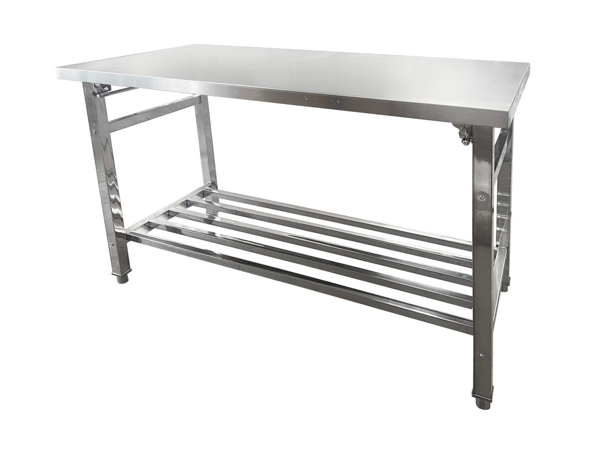 Stainless Steel Folding Table 1200x600x900mm