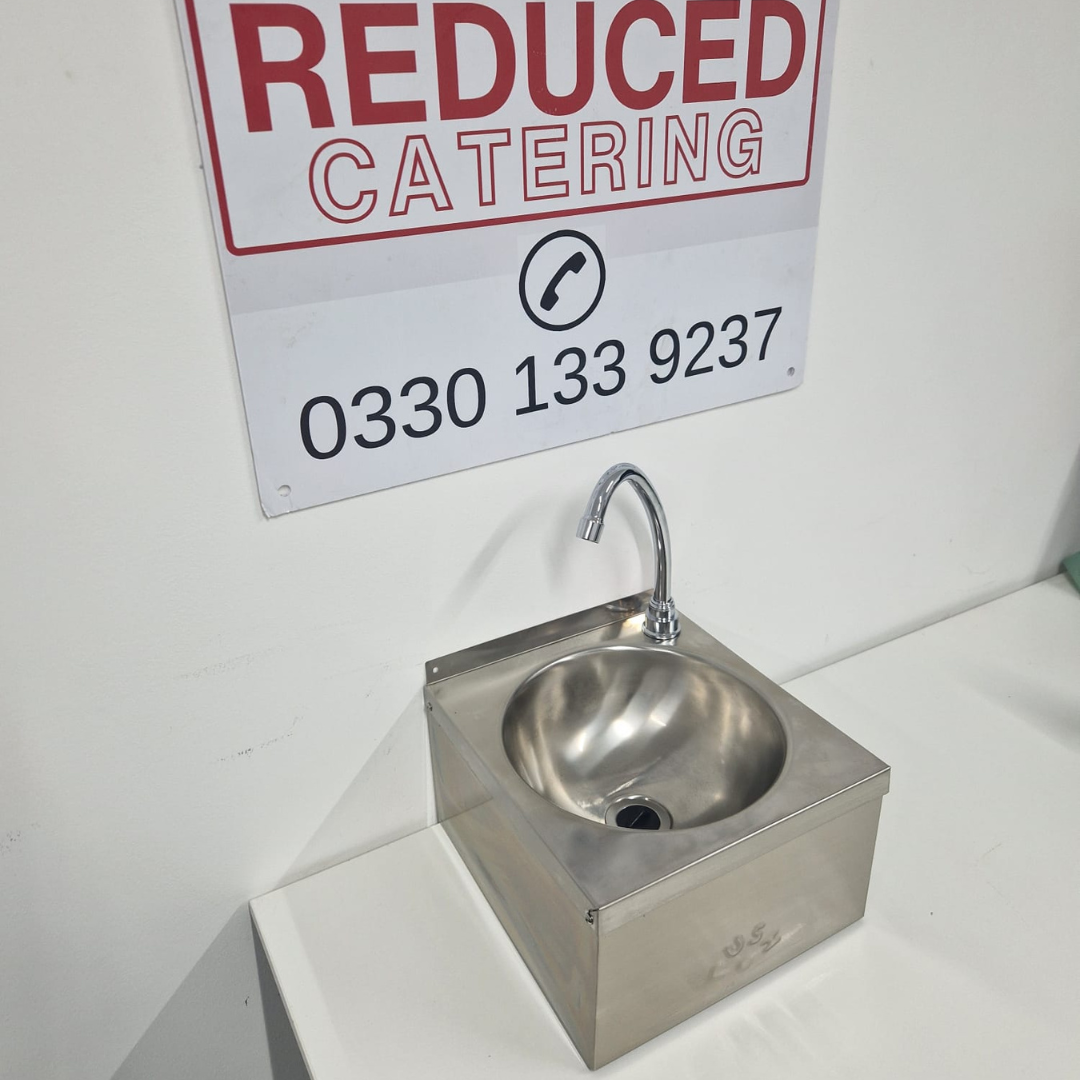 Knee Operated Hand Wash Sink - Front Push Panel