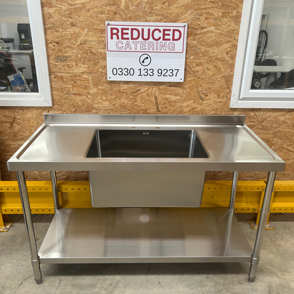 Commercial Pot Wash Sink - 1500x700x900mm - Single Bowl