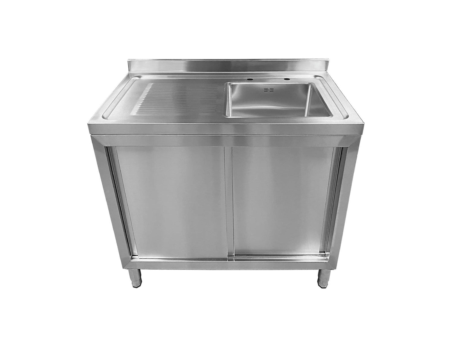 Single Bowl Sink Cupboard - 1000mm- Left Hand Drainer