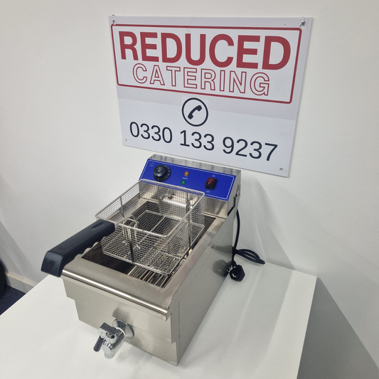 Cheftek 13L Single Electric Fryer With Tap