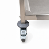 Stainless Steel Serving Trolley - 2 Tier - 950x500x950mm (LxWxH)