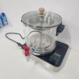 Tea Boiler with steam strainer