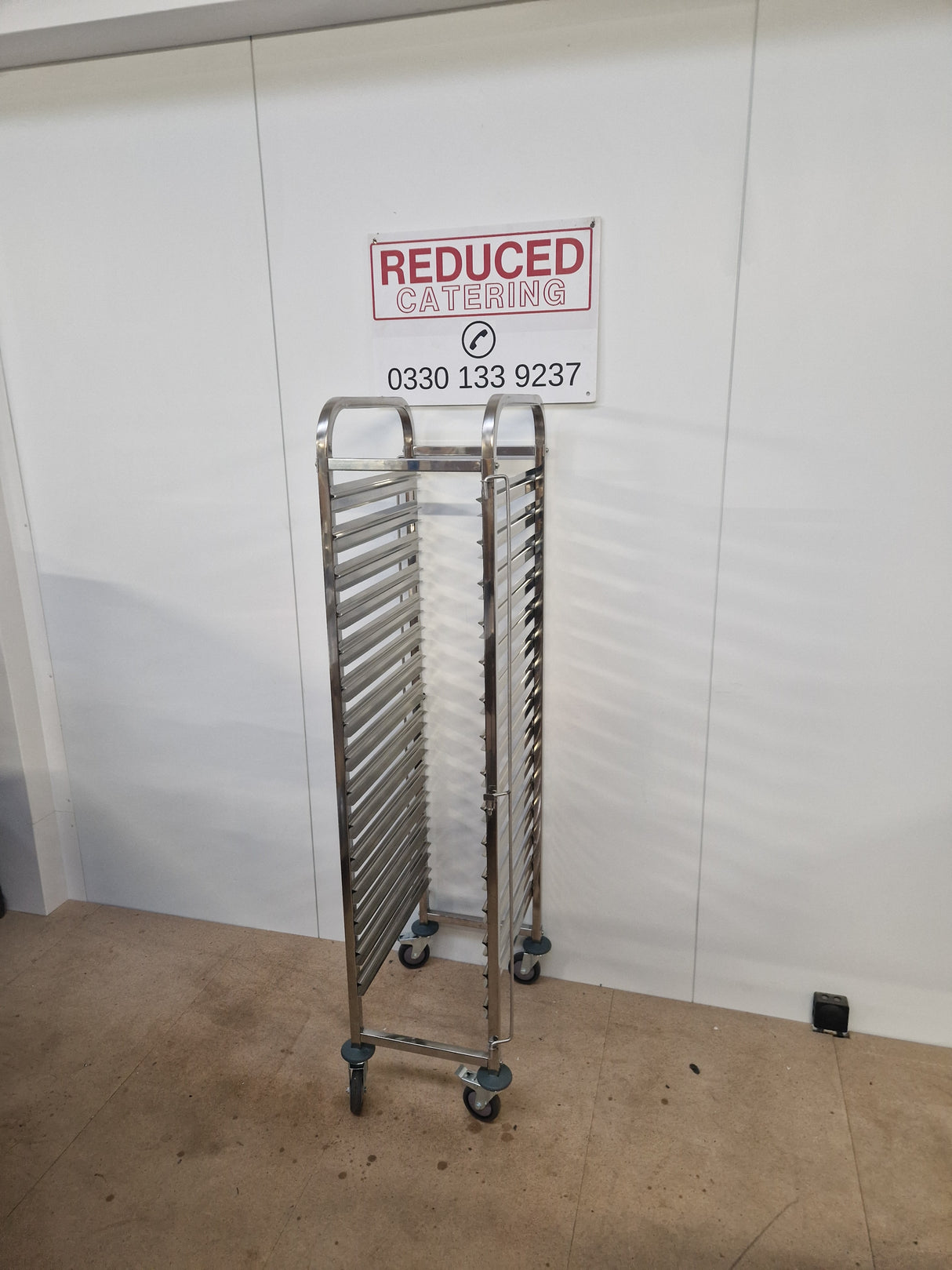 Gastronorm Pan Rack Trolley - 15 Layer for 1/1 Gastro