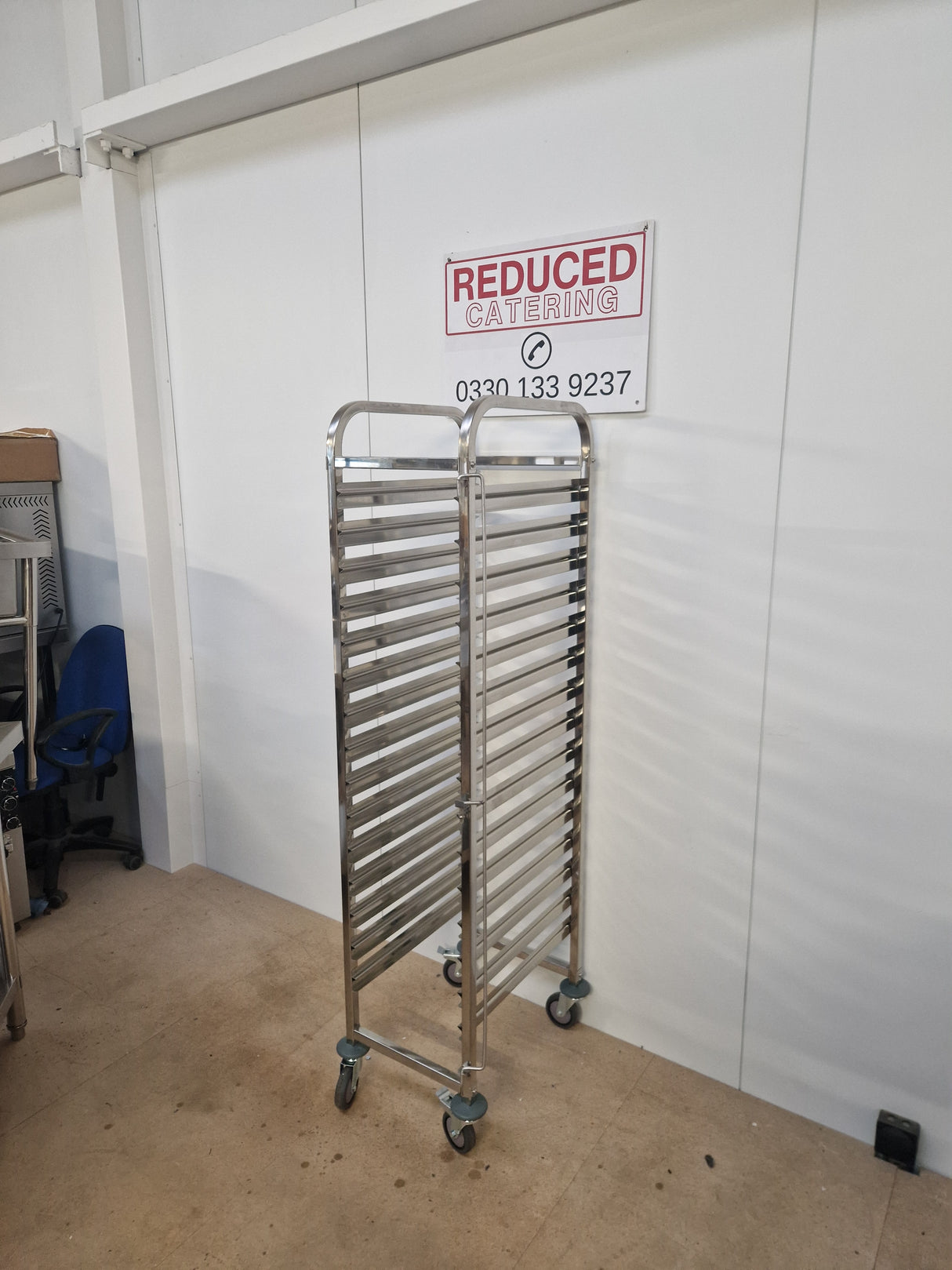 Gastronorm Pan Rack Trolley - 15 Layer for 1/1 Gastro