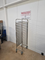 Gastronorm Pan Rack Trolley - 15 Layer for 1/1 Gastro