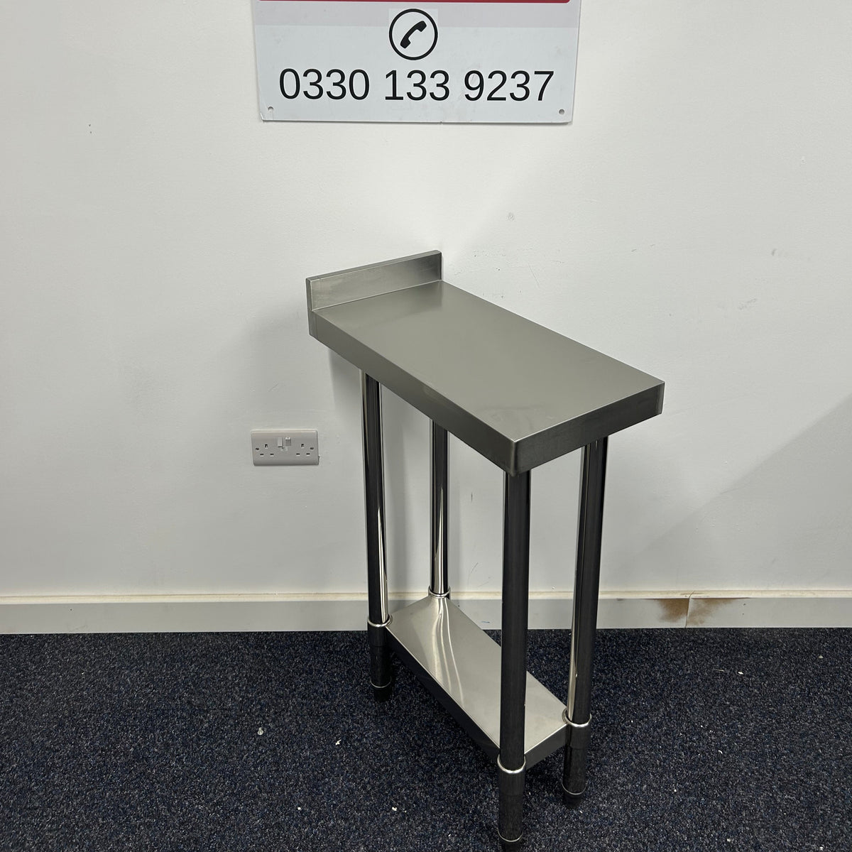 Small Table Infills Heavy Duty 300x600x900mm Stainless Steel Infill Table – Reduced Catering