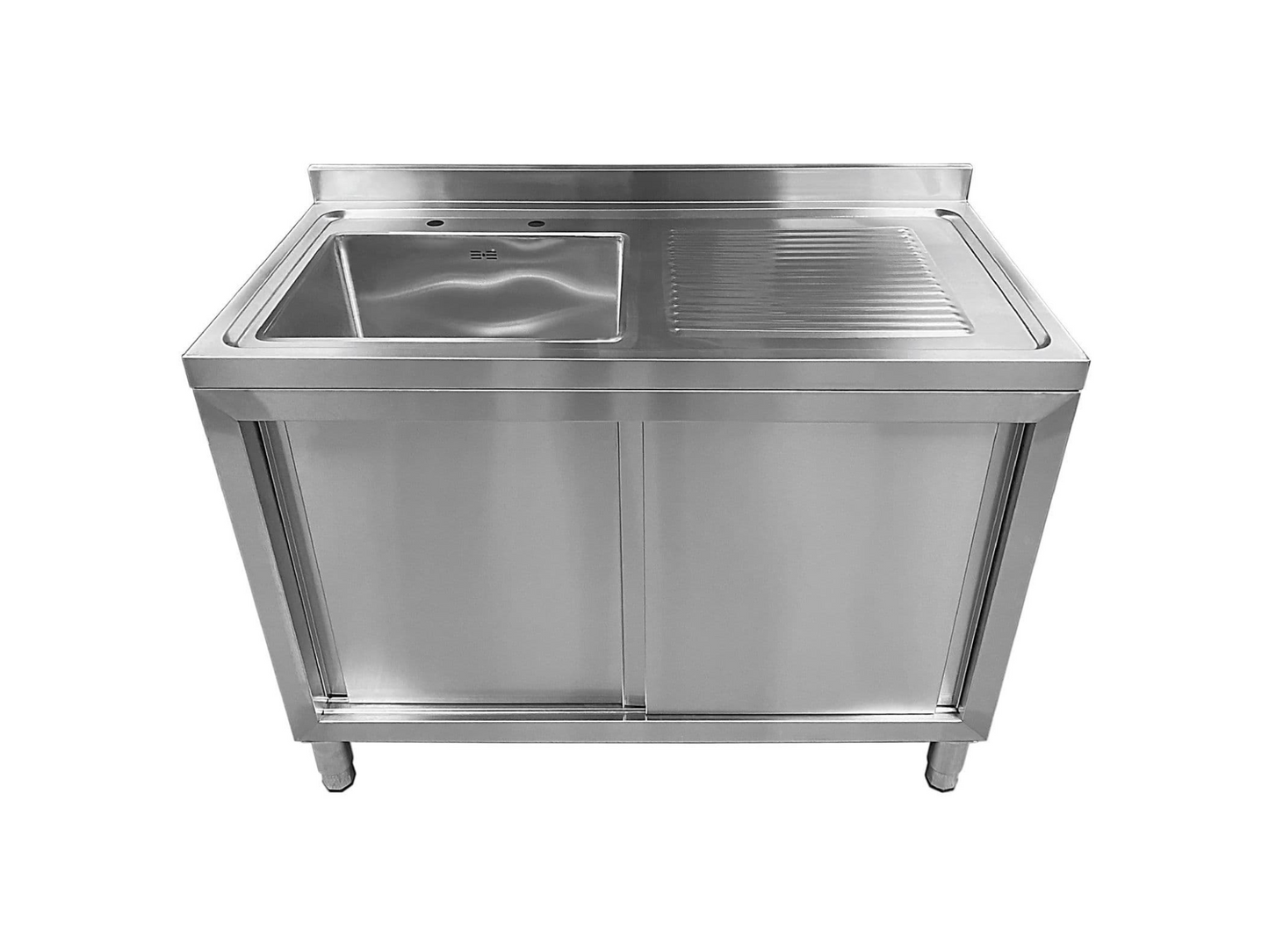 Single Bowl Sink Cupboard - 1200mm - Right Hand Drainer