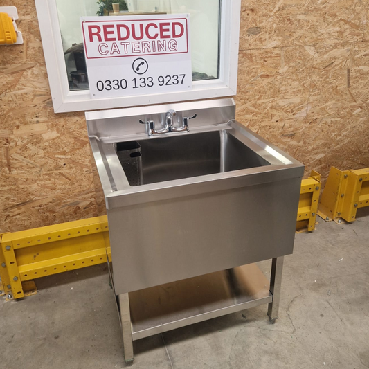 Pan Wash Single Bowl Sink - 800x700x850mm (WxDxH)