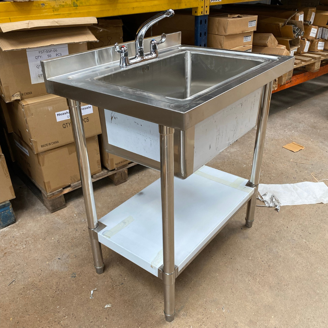 800mm single Bowl Commercial Sink