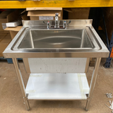 800mm single Bowl Commercial Sink