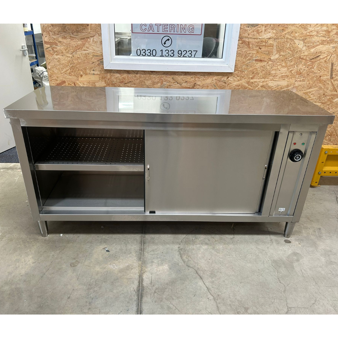 Hot cupboard - Fully Insulated Stainless Steel - 1800x600mm