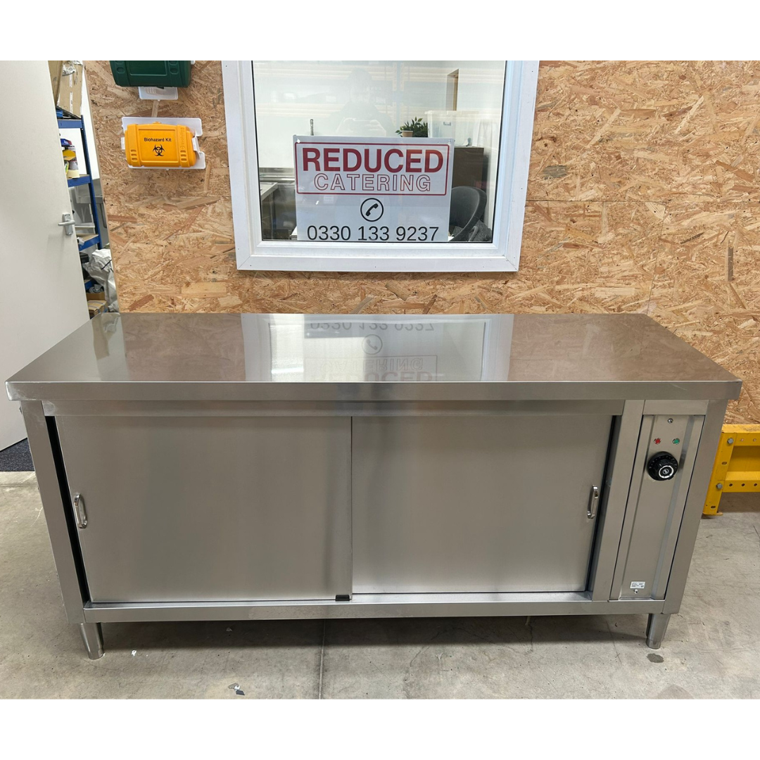 Hot cupboard - Fully Insulated Stainless Steel - 1800x600mm
