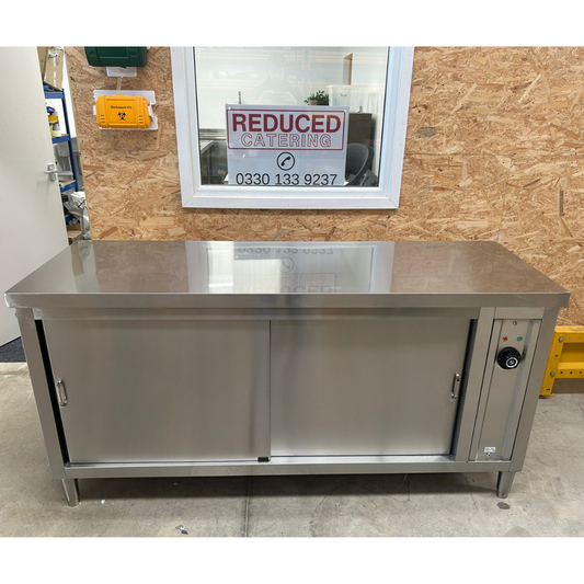 Hot cupboard - Fully Insulated Stainless Steel - 1800x600mm