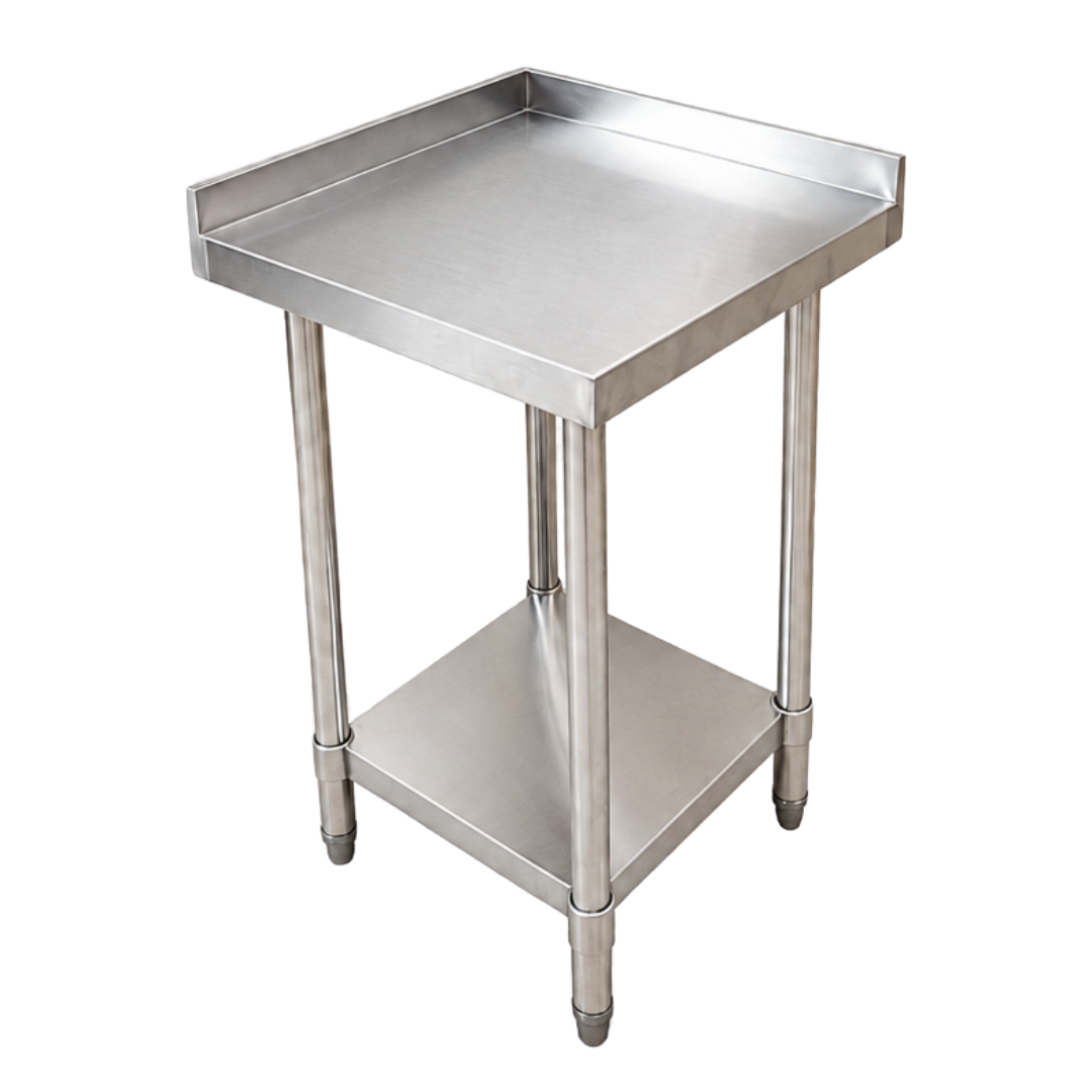 Heavy Duty Corner Stainless Steel Table 700x700mm