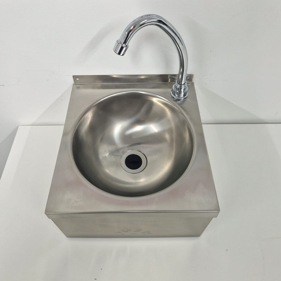 Knee Operated Hand Wash Sink - Front Push Panel