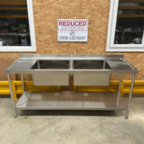 2000x700mm Large Bowl Sink