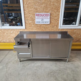 Stainless Steel Cupboard With Drawers - 1800x600mm