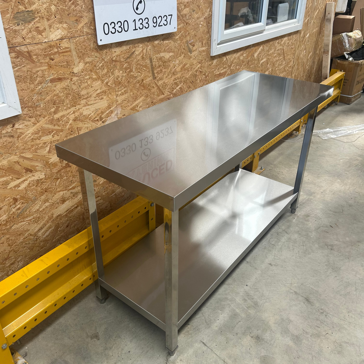 Stainless Steel Centre Table -  1500x600x900mm