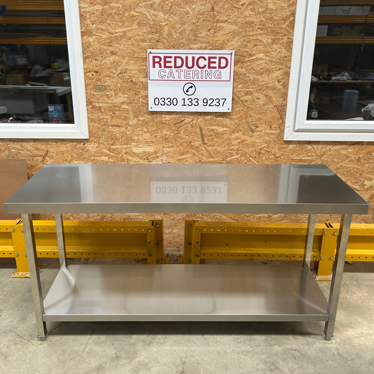 Stainless Steel Centre Table -  1800x600x900mm