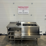 Deluxe Cocktail Station With Ice Well - 1500x580x850mm