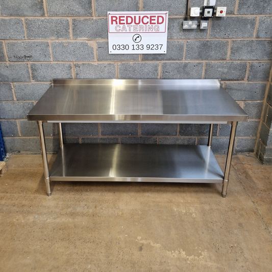Stainless Steel Wall Prep Table - 1800x700x900mm (WxDxH)