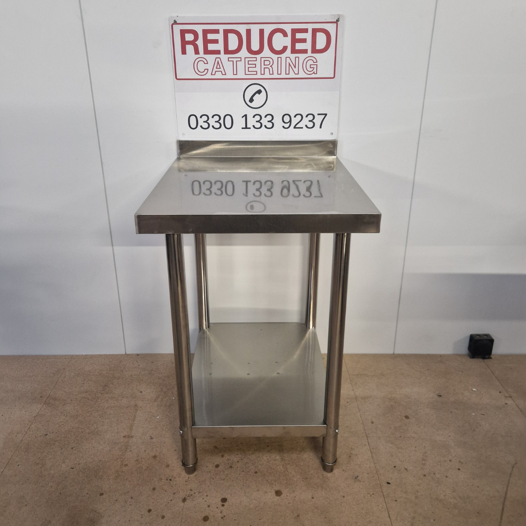 Stainless Steel Wall Prep table - 600x600x900mm (WxDxH)