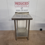 Stainless Steel Wall Prep table - 600x600x900mm (WxDxH)