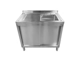 Single Bowl Sink Cupboard - 1000mm- Left Hand Drainer