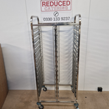 Gastronorm Pan Rack Trolley Dual Row 15 Layer